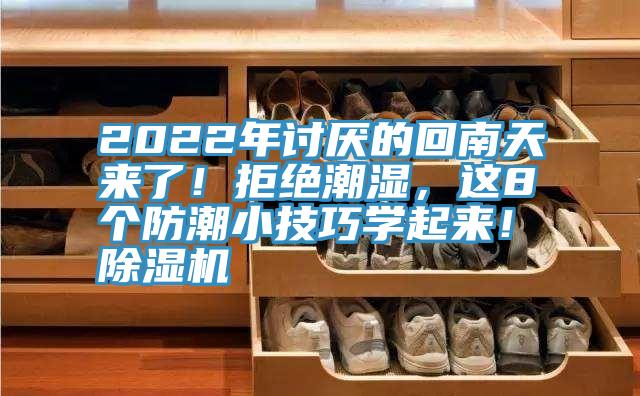 2022年討厭的回南天來了！拒絕潮濕，這8個防潮小技巧學起來！除濕機