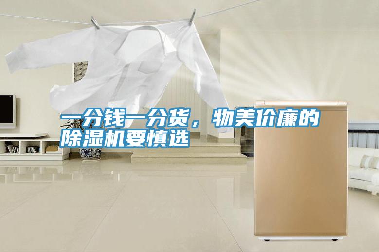 一分錢一分貨，物美價廉的除濕機(jī)要慎選