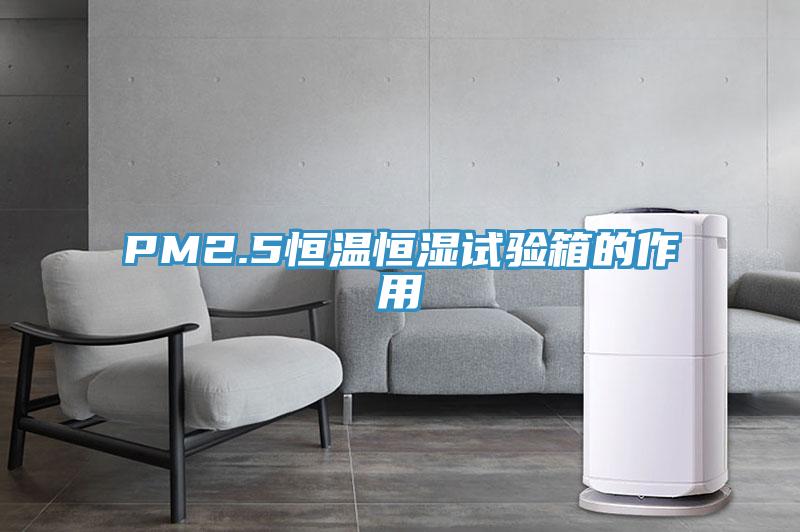 PM2.5恒溫恒濕試驗(yàn)箱的作用