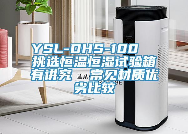 YSL-DHS-100  挑選恒溫恒濕試驗箱有講究  常見材質優劣比較