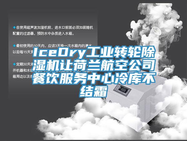 IceDry工業轉輪除濕機讓荷蘭航空公司餐飲服務中心冷庫不結霜