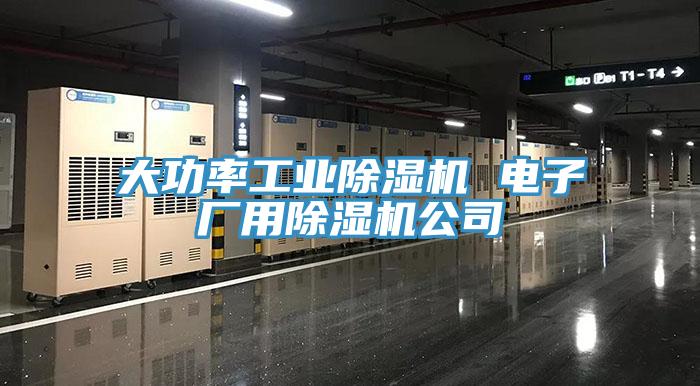 大功率工業除濕機 電子廠用除濕機公司