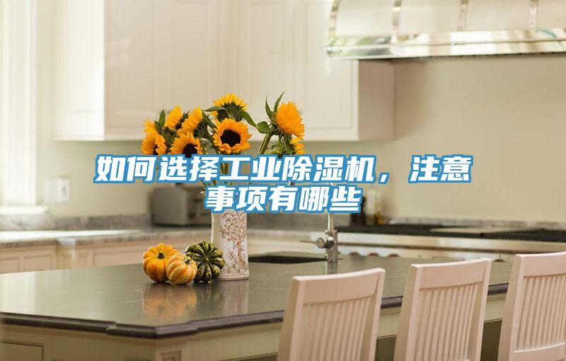 如何選擇工業(yè)除濕機，注意事項有哪些