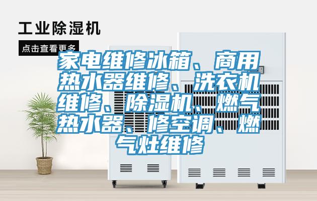 家電維修冰箱、商用熱水器維修、洗衣機維修、除濕機、燃氣熱水器、修空調、燃氣灶維修