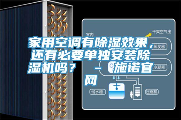 家用空調有除濕效果，還有必要單獨安裝除濕機嗎？ – 施諾官網