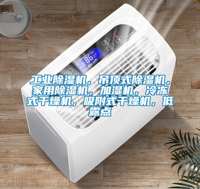 工業除濕機,吊頂式除濕機,家用除濕機,加濕機,冷凍式干燥機,吸附式干燥機,低露點