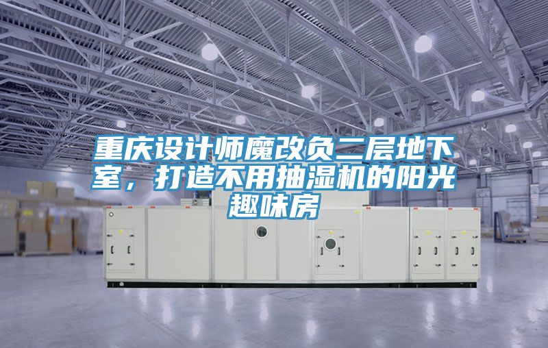 重慶設計師魔改負二層地下室，打造不用抽濕機的陽光趣味房