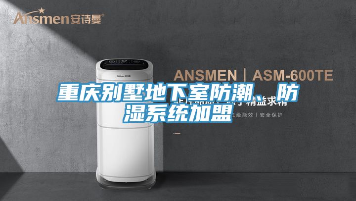 重慶別墅地下室防潮、防濕系統加盟