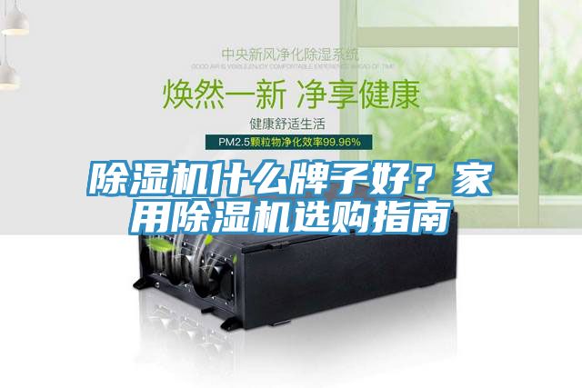 除濕機什么牌子好？家用除濕機選購指南